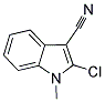2-CHLORO-1-METHYL-1H-INDOLE-3-CARBONITRILE 结构式