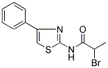 2-BROMO-N-(4-PHENYL-1,3-THIAZOL-2-YL)PROPANAMIDE 结构式