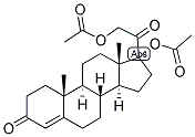 4-PREGNEN-17,21-DIOL-3,20-DIONE 17,21-DIACETATE 结构式