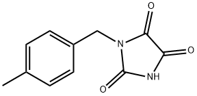 1-(4-甲基苄基)咪唑烷-2,4,5-三酮 结构式