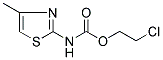 2-CHLOROETHYL N-(4-METHYL-1,3-THIAZOL-2-YL)CARBAMATE 结构式