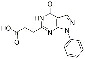 3-(4-OXO-1-PHENYL-4,5-DIHYDRO-1H-PYRAZOLO[3,4-D]PYRIMIDIN-6-YL)PROPANOIC ACID 结构式