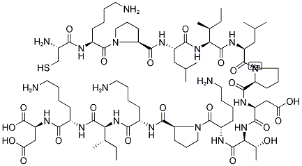ANTI-GLUCOCORTICOID RECEPTOR NEUTRALIZING PEPTIDE (245-259) 结构式
