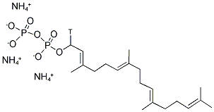 TRANS-GERANYLGERANYL-PYROPHOSPHATE, [1-3H] TRIAMMONIUM SALT 结构式