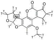 AFLATOXIN B2, [8,9-3H] 结构式