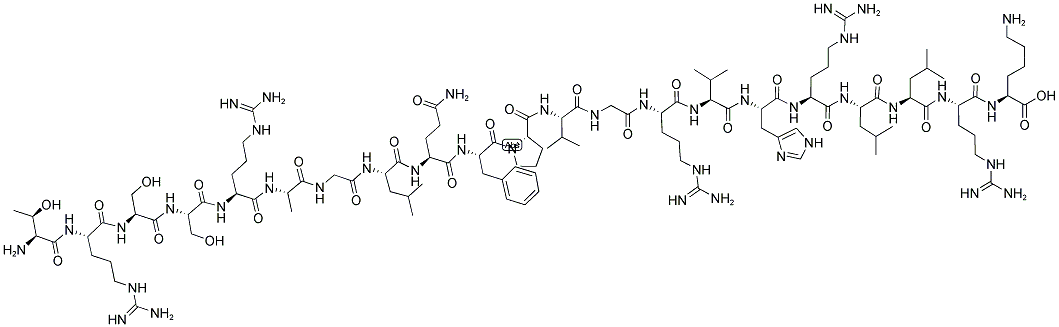 蟾蜍抗菌肽BUFORIN 结构式