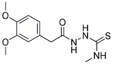 1-(2-(3,4-DIMETHOXYPHENYL)ACETYL)-4-METHYLTHIOSEMICARBAZIDE 结构式