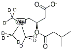 L-CARNITINE, O-ISOVALERYL (N,N,N-TRIMETHYL-D9) 结构式
