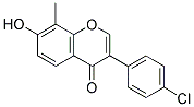 4'-CHLORO-7-HYDROXY-8-METHYLISOFLAVONE 结构式