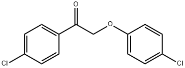 2-(4-CHLOROPHENOXY)-1-(4-CHLOROPHENYL)-1-ETHANONE 结构式