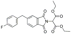 DIETHYL (4-FLUOROBENZYL)-2-N-PHTHALIMIDOMALONATE 结构式