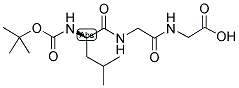 BOC-D-LEU-GLY-GLY-OH 结构式