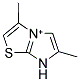 3,6-DIMETHYL-7H-IMIDAZO[2,1-B][1,3]THIAZOL-4-IUM 结构式