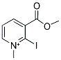 2-IODO-3-(METHOXYCARBONYL)-1-METHYLPYRIDINIUM 结构式