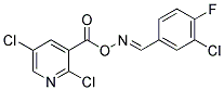 2,5-DICHLORO-3-[(([(3-CHLORO-4-FLUOROPHENYL)METHYLENE]AMINO)OXY)CARBONYL]PYRIDINE 结构式