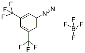 3,5-BIS-TRIFLUOROMETHYLPHENYLDIAZONIUMTETRAFLUOROBORATE 结构式