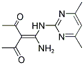 3-(AMINO[(4,6-DIMETHYL-2-PYRIMIDINYL)AMINO]METHYLENE)-2,4-PENTANEDIONE 结构式