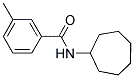 N-CYCLOHEPTYL-3-METHYLBENZENECARBOXAMIDE 结构式