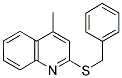 2-(Benzylthio)-4-methylquinoline 结构式