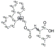 FMOC-LEU-OH [U-13C-15N] 结构式
