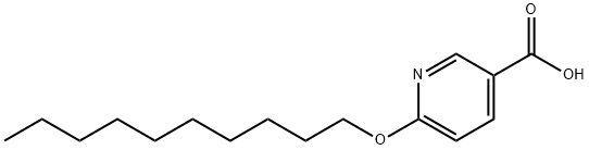 6-(DECYLOXY)NICOTINIC ACID 结构式
