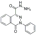 4-OXO-3-PHENYL-3,4-DIHYDROPHTHALAZINE-1-CARBOHYDRAZIDE 结构式