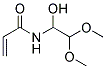 N-(1-HYDROXY-2,2-DIMETHOXY-ETHYL)-ACRYLAMIDE 结构式