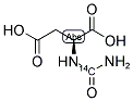 N-CARBAMYL-L-ASPARTIC ACID, [CARBAMYL-14C]- 结构式