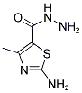 2-AMINO-4-METHYLTHIAZOLE-5-CARBOHYDRAZIDE 结构式