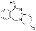 2-CHLORO-11H-BENZO[E]PYRIDO[1,2-A][1,3]DIAZEPIN-6-YLIDENEAMINE 结构式