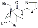 N1-(1,3-THIAZOL-2-YL)-6-BROMO-4-(DIBROMOMETHYL)-5,5-DIMETHYLBICYCLO[2.1.1]HEXANE-1-CARBOXAMIDE 结构式