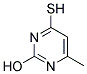 4-METHYL-6-SULFANYLPYRIMIDIN-2-OL 结构式