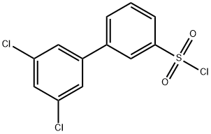 3',5'-二氯-[1,1'-联苯]-3-磺酰氯 结构式