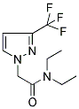 N,N-DIETHYL-2-[3-(TRIFLUOROMETHYL)-1H-PYRAZOL-1-YL]ACETAMIDE 结构式