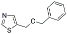 5-[(BENZYLOXY)METHYL]-1,3-THIAZOLE 结构式