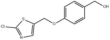 4-[(2-Chloro-5-thiazolyl)methoxy]benzenemethanol 结构式