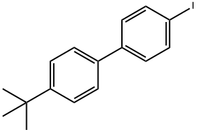 4-叔丁基-4'-碘代联苯 结构式