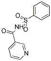 N-(PHENYLSULFONYL)NICOTINAMIDE 结构式