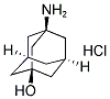 1-AMINO-3-HYDROXYADAMANTANE HYDROCHLORIDE 结构式