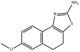 7-METHOXY-4,5-DIHYDRO-NAPHTHO[1,2-D]THIAZOL-2-YLAMINE 结构式