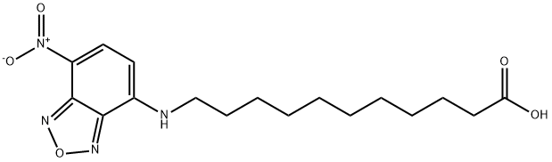 11-(7-NITRO-2,1,3-BENZOXADIAZOL-4-YLAMINO)UNDECANOIC ACID 结构式