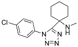 N-{1-[1-(4-CHLOROPHENYL)-1H-TETRAZOL-5-YL]CYCLOHEXYL}-N-METHYLAMINE 结构式