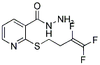 2-[(3,4,4-TRIFLUORO-3-BUTENYL)SULFANYL]NICOTINOHYDRAZIDE 结构式