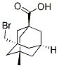 3-(BROMOMETHYL)-5-METHYL-1-ADAMANTANECARBOXYLIC ACID 结构式