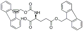 FMOC-GLU(OFM)-OH 结构式