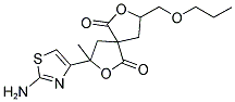 3-(2-AMINO-1,3-THIAZOL-4-YL)-3-METHYL-8-(PROPOXYMETHYL)-2,7-DIOXASPIRO[4.4]NONANE-1,6-DIONE 结构式