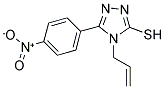 4-ALLYL-5-(4-NITROPHENYL)-4H-1,2,4-TRIAZOLE-3-THIOL 结构式