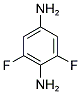 1,4-DIAMINO-2,6-DIFLUOROBENZENE 结构式