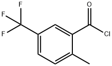 2-甲基-5-(三氟甲基)苯甲酰氯 结构式