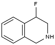 4-FLUORO-1,2,3,4-TETRAHYDROISOQUINOLINE 结构式